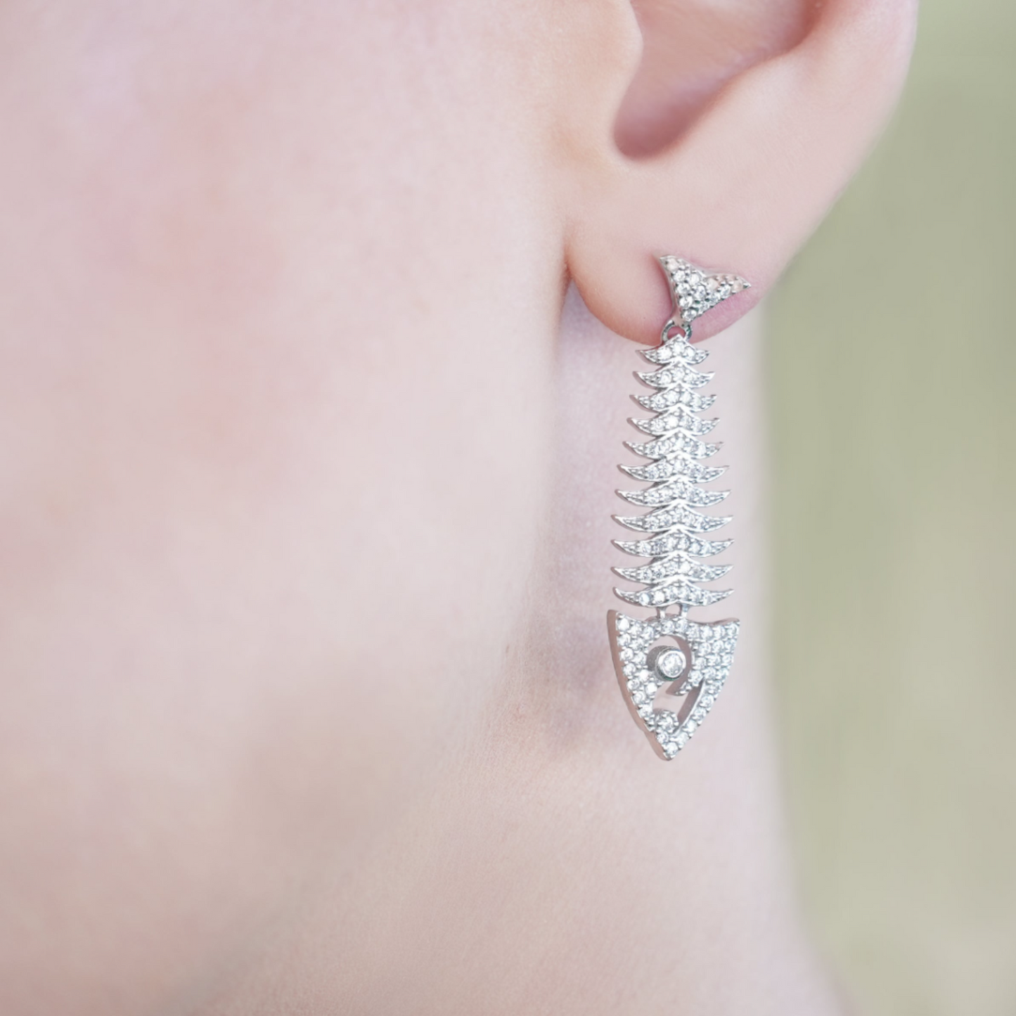 Bone Fish Earing - shopzeyzey