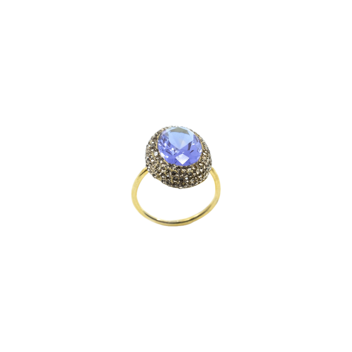 Diaspore Color Changing Ring with Hematite Trim - shopzeyzey