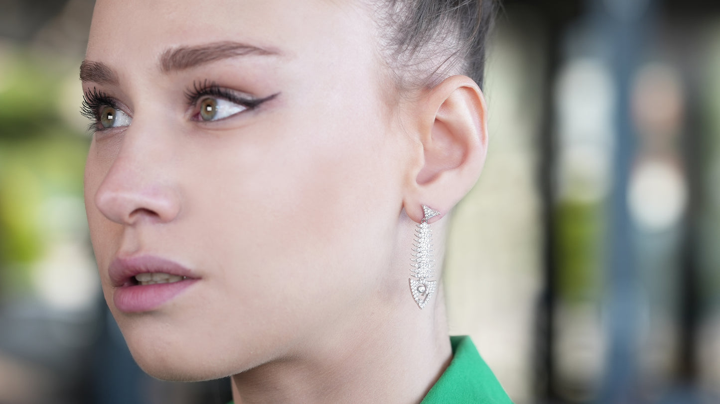 Bone Fish Earing - shopzeyzey