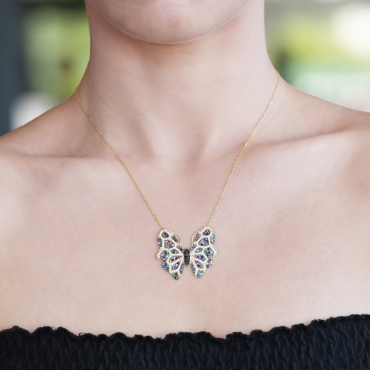 Butterfly Necklace - shopzeyzey