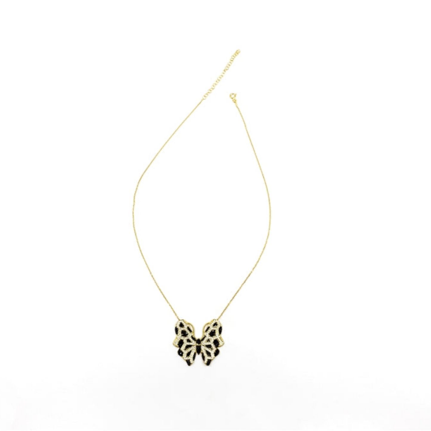 Black CZ Butterfly - shopzeyzey