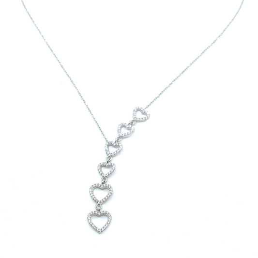 Six heart necklace - shopzeyzey