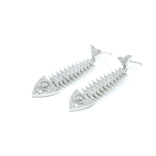 Bone Fish Earing - shopzeyzey