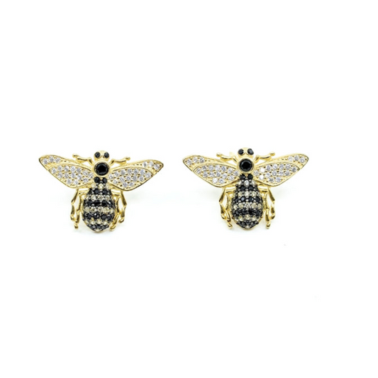 Gold Bumblebee Earring - shopzeyzey