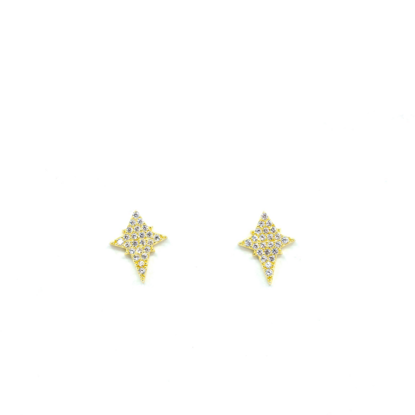 CZ Stud Star Earring - shopzeyzey