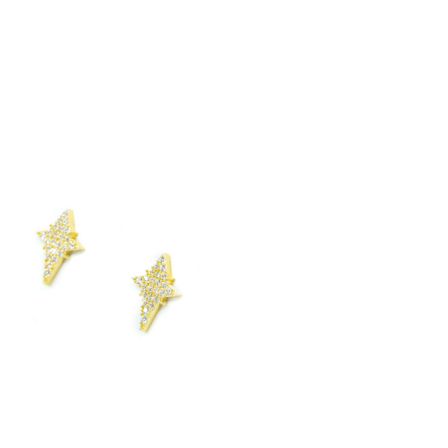 CZ Stud Star Earring - shopzeyzey