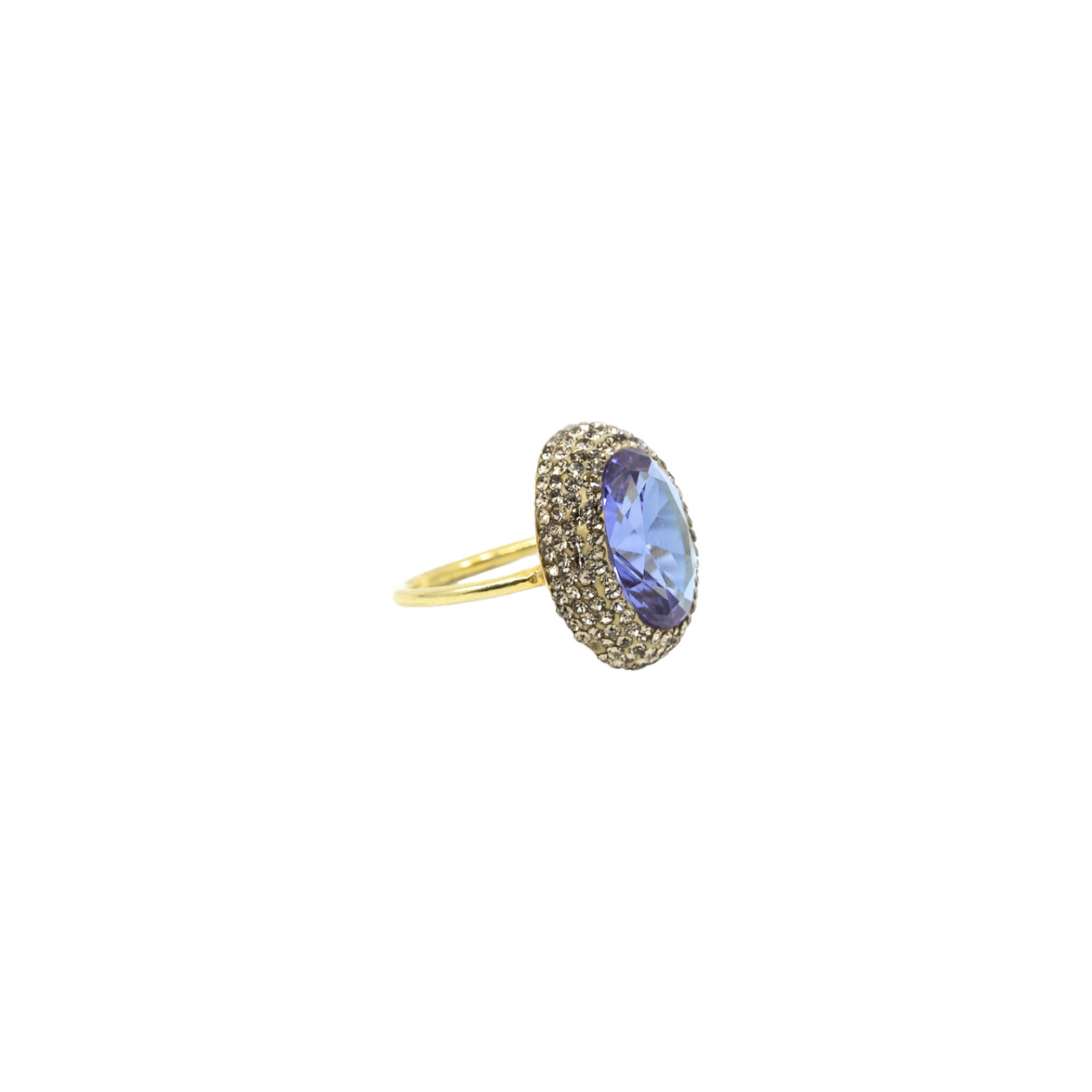 Diaspore Color Changing Ring with Hematite Trim - shopzeyzey