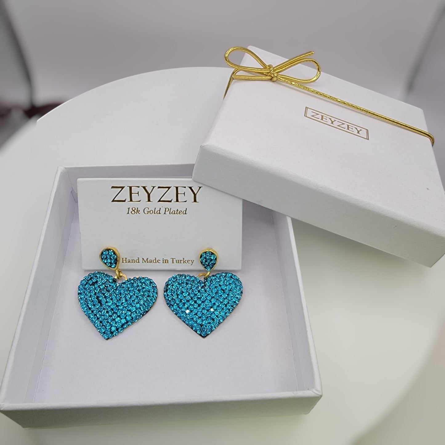 Sparkly Heart Earring