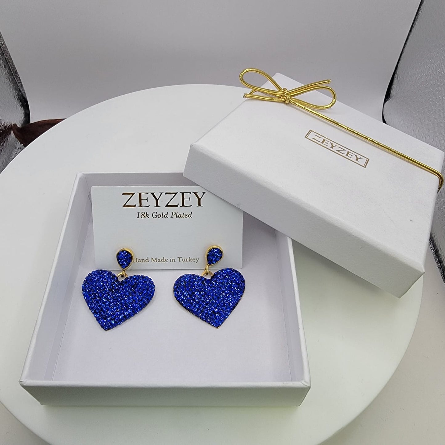 Sparkly Heart Earring