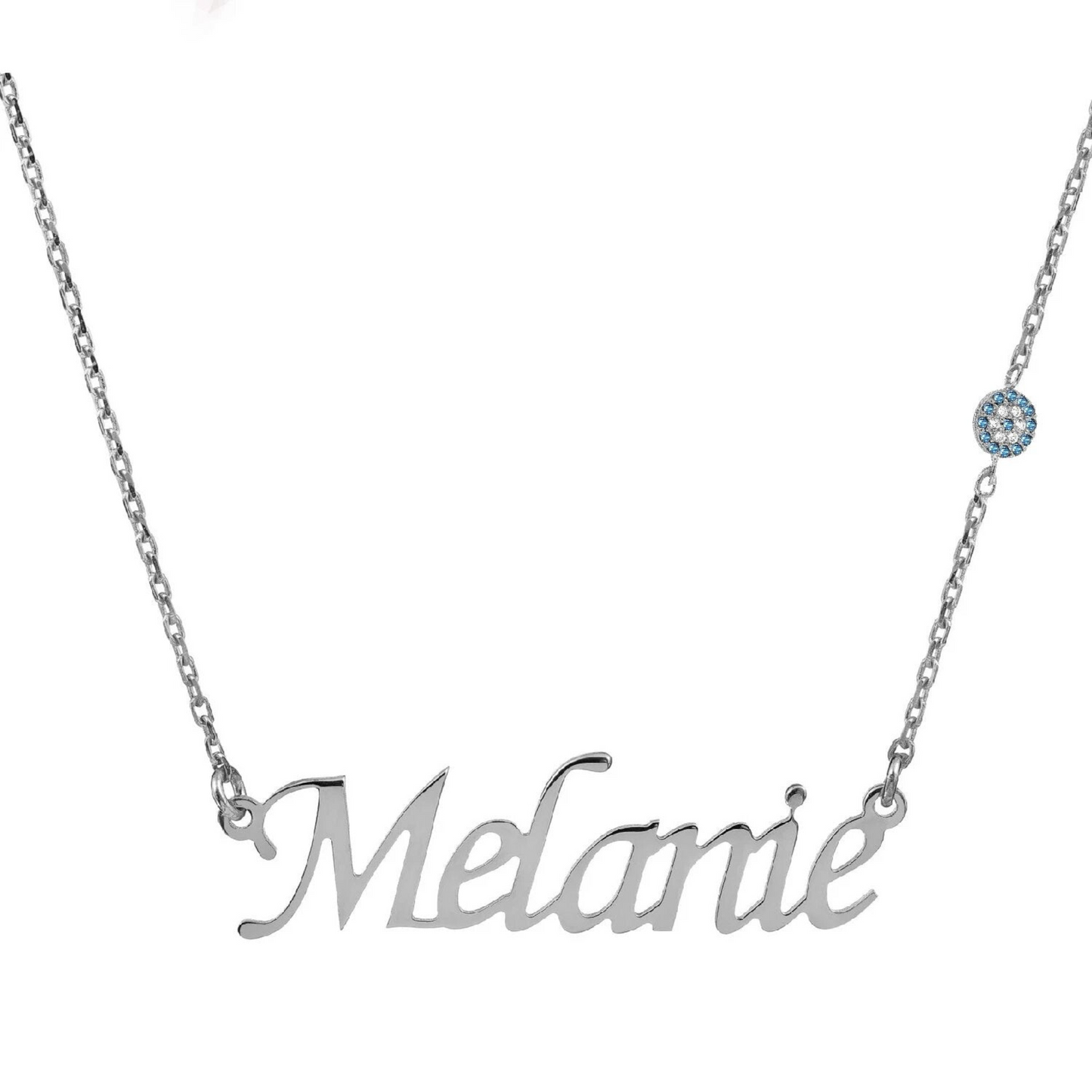 Personalized Engraved Eveleye Name Necklace - shopzeyzey
