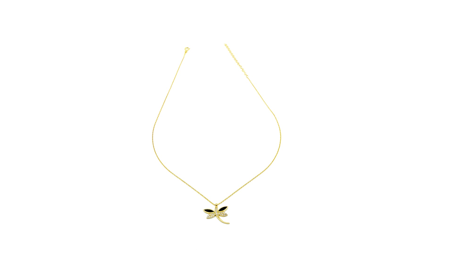 Dainty Dragonfly Necklace - shopzeyzey