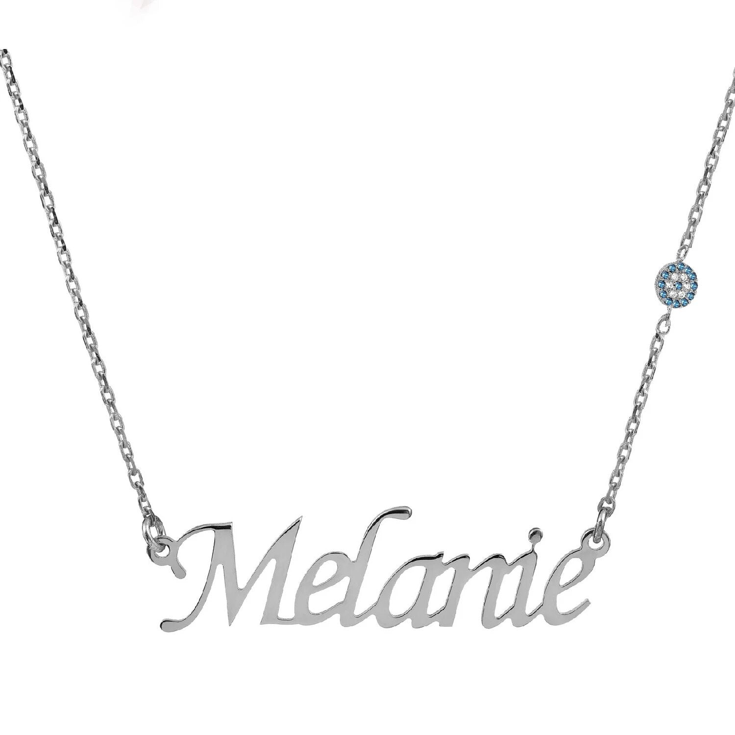 Personalized Engraved Eveleye Name Necklace - shopzeyzey